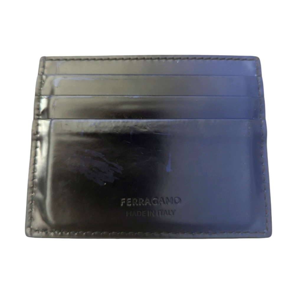 Salvatore Ferragamo Black Card Holder